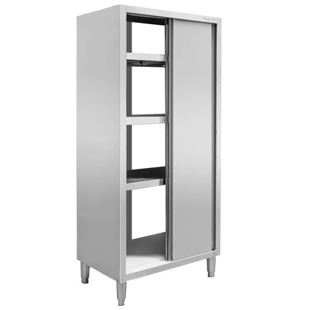 Szafa gastronomiczna przelotowa Mega-M 2-drzwiowa 100x60x200 cm stal nierdzewna