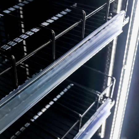 Witryna chłodnicza 1-drzwiowa 600L Mega-M DIEGO R62 Prestige black oświetlenie LED