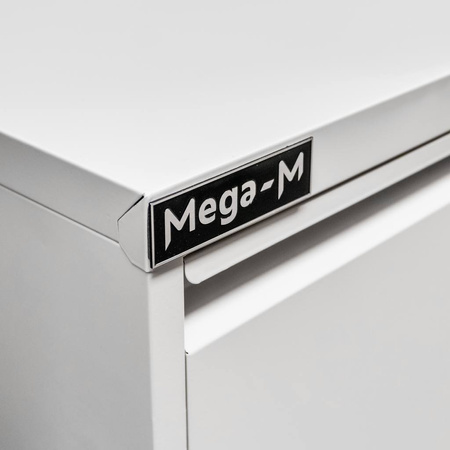 Szafka metalowa na dokumenty Mega-M 4 szuflady kartotekowa S-45 cm