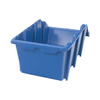 Pojemnik magazynowy Mega-M kuweta warsztatowa L plastikowa 220x355x150 mm niebieski N