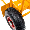 Wózek młynarka wklęsły z rozkładną platformą Mega-M (MTP003451) 200kg żółty karton N