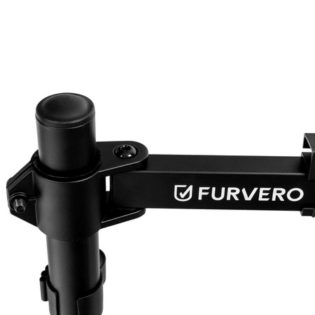 Uchwyt na monitor do biurka FURVERO HK004 1 regulowane ramię czarny
