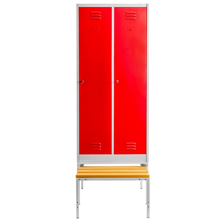 Podstawa z wysuwaną ławeczką WPC pod szafkę BHP Mega-M J-80 S-80 cm G-80 cm H-43 cm skręcana N