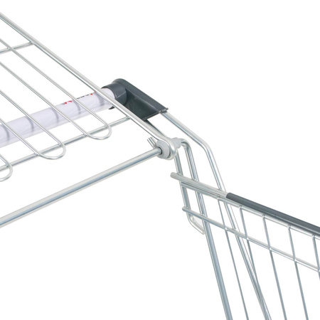 Wózek sklepowy zakupowy Mega-M YR 150L S-54 cm