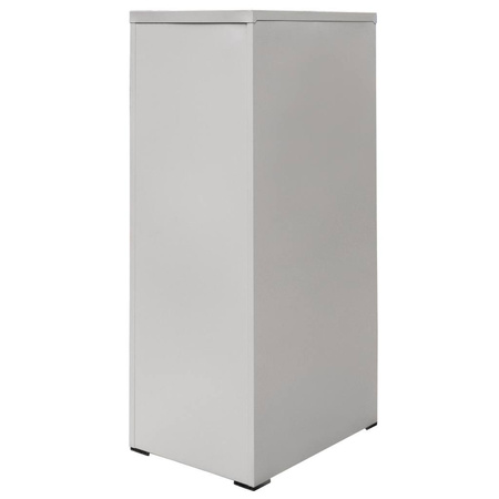 Szafka metalowa kartotekowa Mega-M J-4/S 4 szuflady A4 szara S-46 cm G-64 cm H-133 cm skręcana N