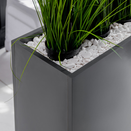 Skrzynia kwiatowa Mega-M H-70 cm L-135 cm G-30 cm Antracyt 0164