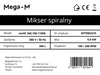 Mikser spiralny 260L Mega-M msHE260.100.11000