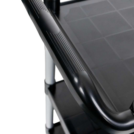 Wózek gastronomiczny kelnerski 80x40x95 cm Mega-M 3 półki tworzywo sztuczne