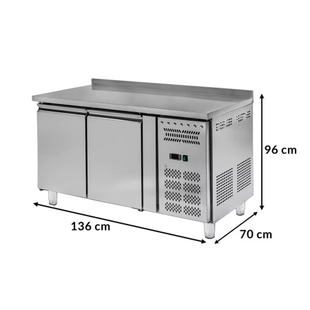 Stół chłodniczy 2-drzwiowy Mega-M STCH/VCH/136/70/R290/R/N