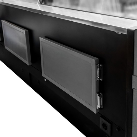 Lada chłodnicza Mega-M LAURA E250K black Remote