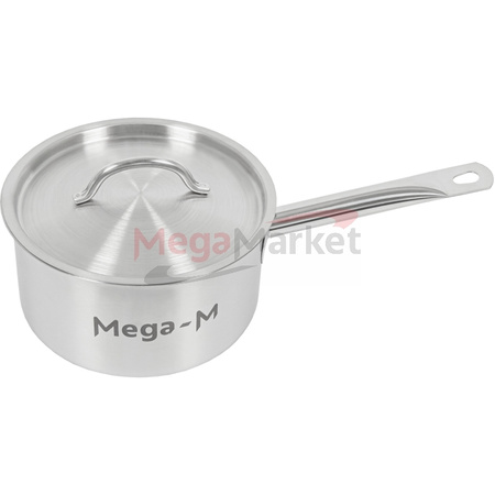 Rondel z pokrywką ze stali nierdzewnej Mega-M 2,7L 18x10,5 cm