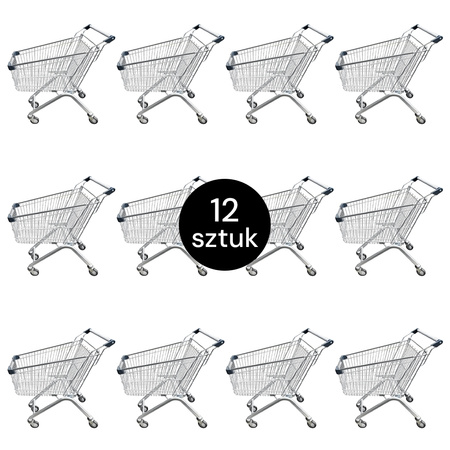 Wózek sklepowy Mega-M Y 95l S-53 cm (12 szt.) N