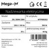 Nadziewarka do kiełbas elektryczna Mega-M 25L moc 350 W