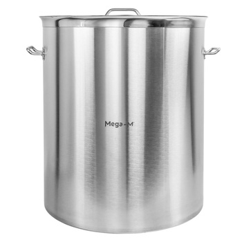 Garnek gastronomiczny wysoki z pokrywką Mega-M PRO 198l śr. 60 cm x h 70 cm N