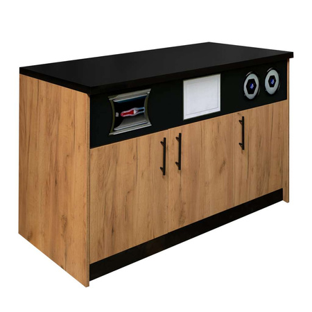Szafka pod ekspres do kawy Mega-M moduł H-92 cm L-154 cm G-60 cm dąb kraft N