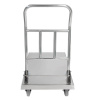 Wózek transportowy ze stali nierdzewnej  Mega-M S-73 cm G-47 N