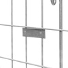 Gitterbox Kosz nadstawka na paletę Mega-M 120x80 cm otwierany obustronnie