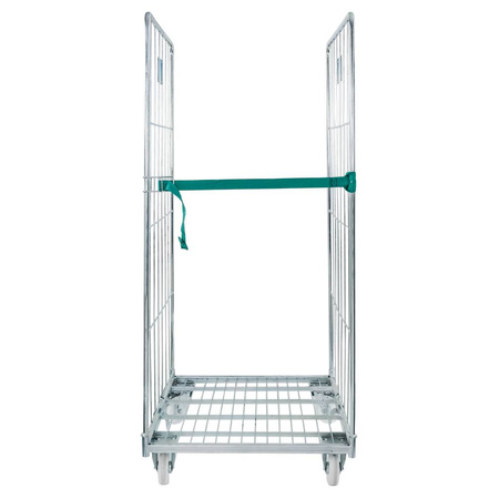 Rollkontener (rollcage, rollbox) wózek siatkowy transportowy Mega-M Universal dwie ściany ocynkowany