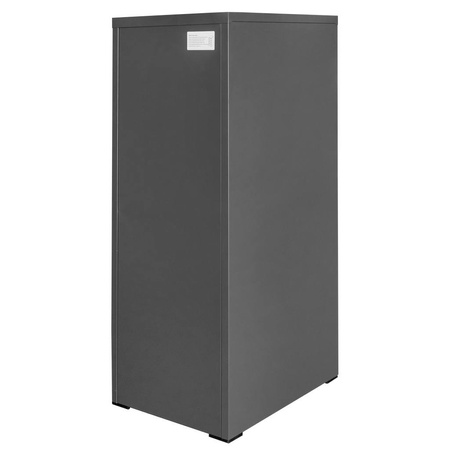Szafka metalowa na dokumenty Mega-M WENUS kartotekowa 4 szuflady S-45 cm grafitowa szary front
