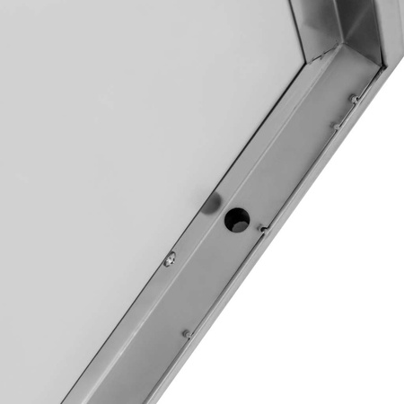 Blat ze stali nierdzewnej przyścienny Mega-M 150x70 cm do stołu gastronomicznego MM-C101815