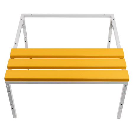 Podstawa z ławeczką WPC pod szafkę BHP 80 Mega-M 80x80x43 cm