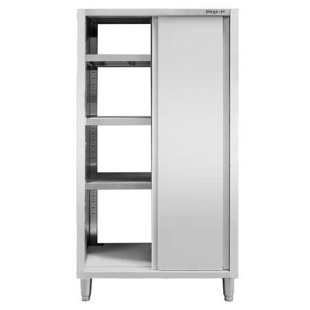 Szafa gastronomiczna przelotowa Mega-M 2-drzwiowa 100x50x200 cm stal nierdzewna