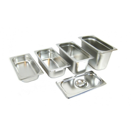 Pojemnik GN 1/2 ze stali nierdzewnej Mega-M 32,5x26,5x6,5 cm