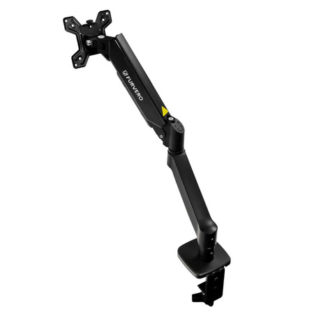 Uchwyt na monitor do biurka FURVERO HK001 17-40" 1 regulowane ramię sprężyna gazowa czarny