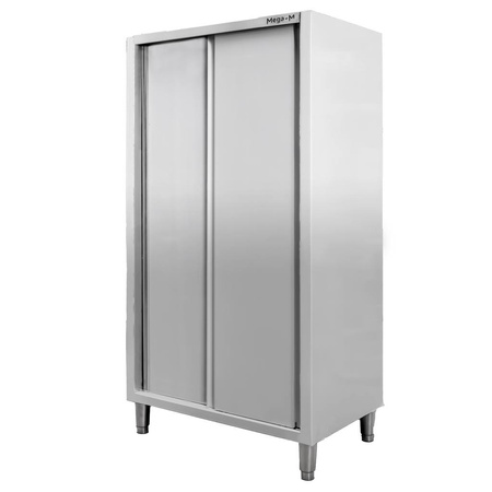 Szafa ze stali nierdzewnej magazynowa 2-drzwiowa Mega-M S-80 cm G-50 cm H-180 cm N