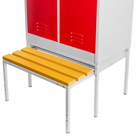 Podstawa z wysuwaną ławeczką WPC pod szafkę BHP 80 Mega-M 80x80x43 cm