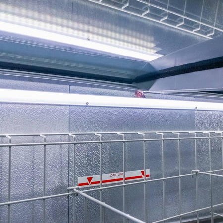 Zamrażarka Mega-M OZI i185 Automatyczne rozmrażanie S-185 cm G-85 cm H-80 cm N