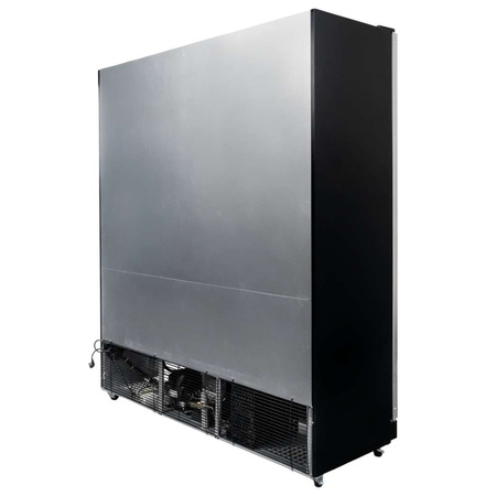 Witryna chłodnicza 3-drzwiowa 1200L Mega-M DIEGO R168 Prestige black oświetlenie LED