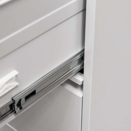 Szafka metalowa na dokumenty FURVERO W4S S/S 4 szuflady kartotekowa S-45 cm