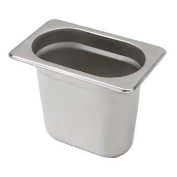 Pojemnik GN 1/9 ze stali nierdzewnej Mega-M 17,6x10,8x15 cm