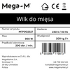 Wilk do mięsa Mega-M wydajność 200 kg/h moc 950 W
