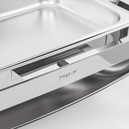 Podgrzewacz stołowy z wizjerem Mega-M HB GN1/1 9L Rol Top