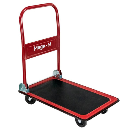 Wózek platformowy magazynowy Mega-M 150 kg koła na łożyskach