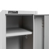 Szafka ubraniowa BHP Mega-M J-40 1 drzwiowa szara S-36 cm G-50 cm H-180 cm skręcana N