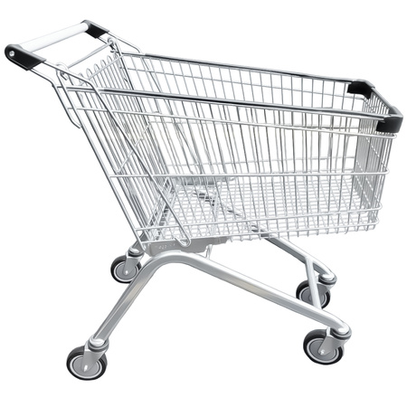 Wózek sklepowy zakupowy Mega-M Y 125L S-54 cm ZESTAW 24 szt