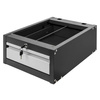 Szafka narzędziowa Mega-M do stołów warsztatowych 1 szuflada S-37 cm x G-48,6 cm x H-19 cm system 01 grafit/front szary N