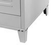 Podstawa ramowa z nóżkami do szafki BHP Mega-M J-80 S-80 cm G-50 cm H-10 cm N