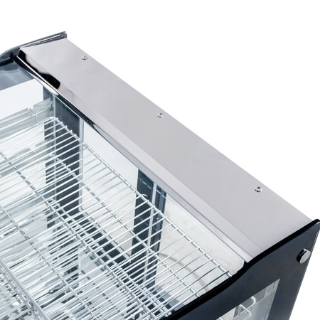 Witryna grzewcza nastawna Mega-M ELSA MINI  S66H S-66 cm G-53 cm H-69 cm inox N