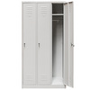 Szafka ubraniowa BHP Mega-M J-90 3 drzwiowa szara S-90 cm G-50 cm H-180 cm skręcana N