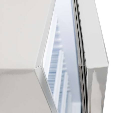 Witryna chłodnicza 1-drzwiowa 240L Mega-M DIEGO i54 White oświetlenie LED