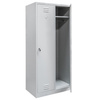 Szafka ubraniowa BHP Mega-M J-80 2 drzwiowa szara S-80 cm G-50 cm H-180 cm skręcana (wysyłka paletowa) N