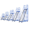 Drabina magazynowa przejezdna Mega-M STANDARD H-300 cm 12 stopni N