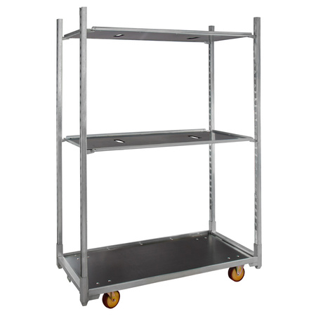 Wózek duński na kwiaty Mega-M baza+2 półki