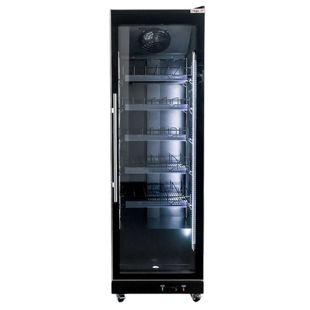 Witryna chłodnicza Mega-M DIEGO R62 Prestige black S-62 cm G-63 cm H-198 cm N