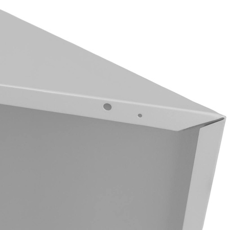 Daszek skośny do szafki BHP 80 Mega-M szary 80x50x20 cm