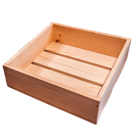 Skrzynka drewniana na pieczywo warzywa owoce Mega-M L-40 cm G-37 cm N